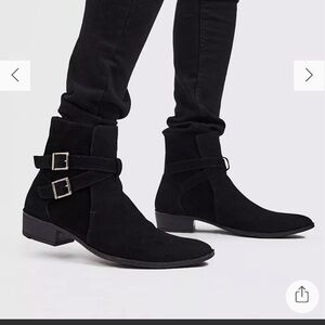 BOOHOO BUCKLE CHELSEA BOOT